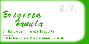 brigitta hanula business card